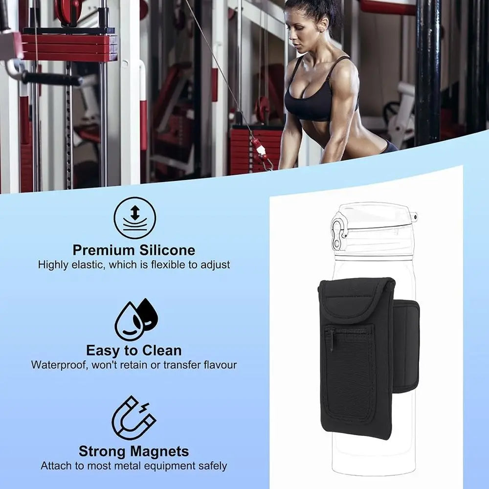 Magnetic Fitness Bottle Pouch