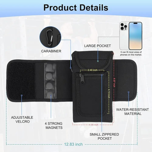 Magnetic Fitness Bottle Pouch